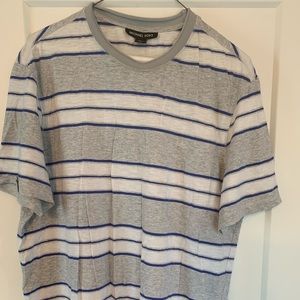 Michael kors blue striped tshirt